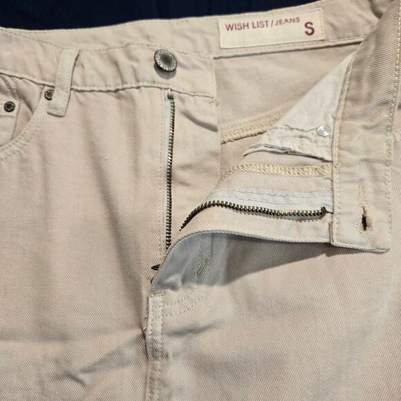 NWOT Wish List Long Denim Jean Y2K Maxi Skirt Beige Size S - Picture 8 of 9